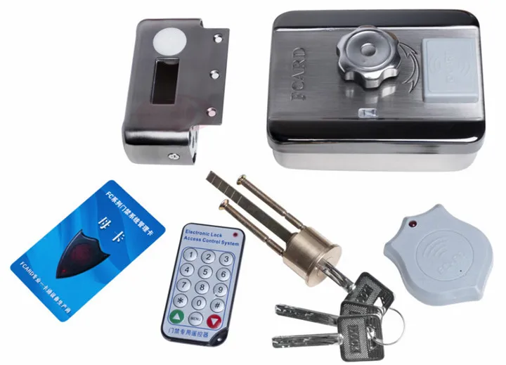 4.3 '' Videophone 5 Villas Video Intercom For a Private House Video Intercom + Rfid Door Lock Door Bell Intercom System Monitors