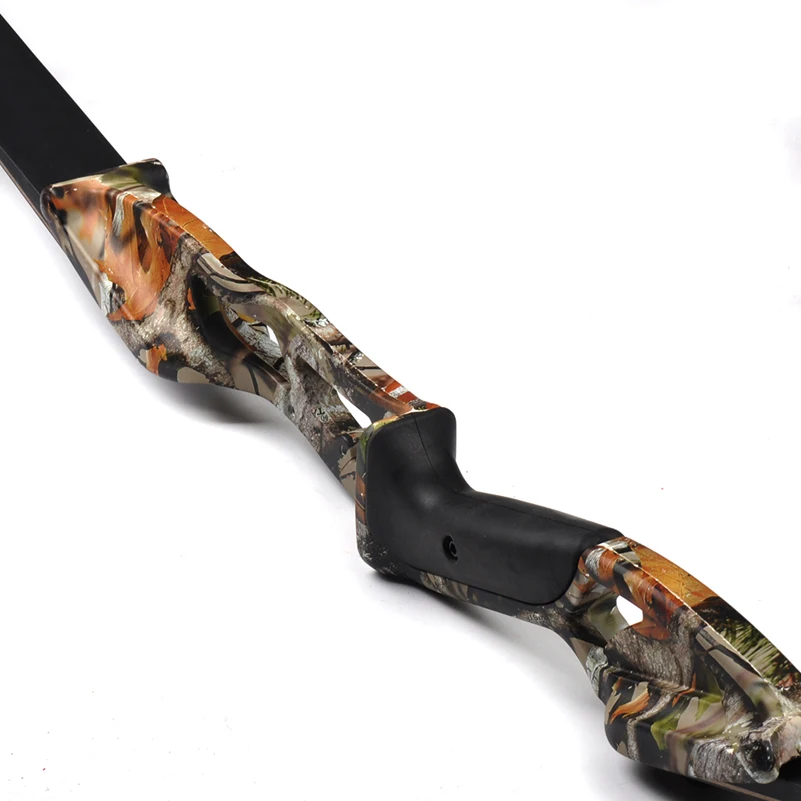 Imagem -04 - American Recurve Bow For Archery 3050lbs Recurve Bow 56 Preto Vermelho Camo Camo Tiro com Arco Riser Trandicional Long Bow For Archery