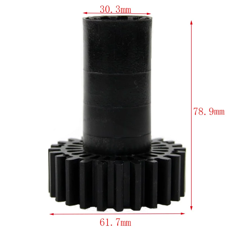 5pcs/lot Household electric meat grinder parts black Plastic Gear 7051414 fit for Braun Power Plus G1300 G1100 G1500 KGZ4 KGZ3