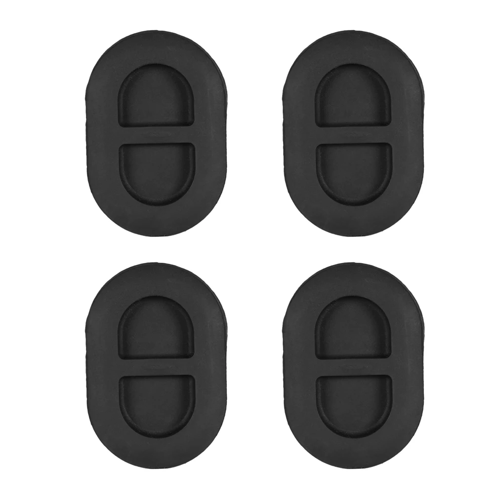 4Pcs Black Floor Pan Drain Plug Rear Floor Pan Body Plug Small Rubber Plug Fit for Jeep Wrangler JK JL Car Accessories