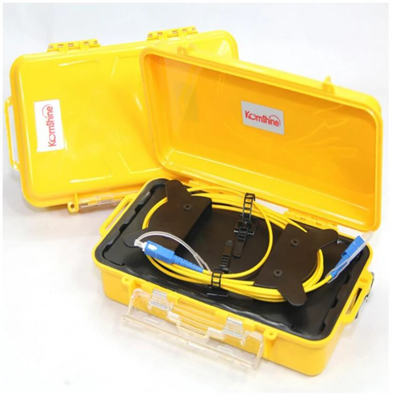 SC UPC 1KM OTDR Launch Cable Box FTTH OTDR Test extension line OTDR single mode optical fiber tester