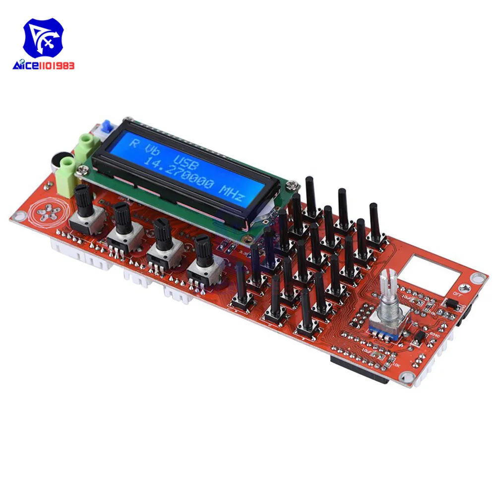 AD9850 DDS Signal Generator 12V 0~55MHz Module Adjustable Encoder Potentiometer for HAM Radio SSB6.1 Transceiver VFO SSB