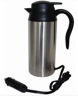 12V Car electric heating cup car kettle drinking water heater electric heating kettle large capacity 750ml