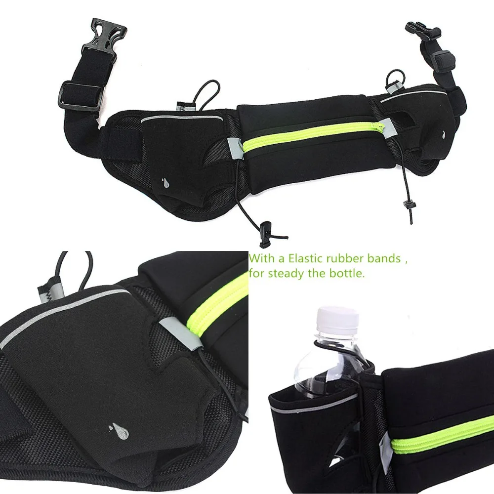 Outdoor Sport Runner Waist Bag Running Jogging Pouch Belt Elastic Waistband For Men Woman