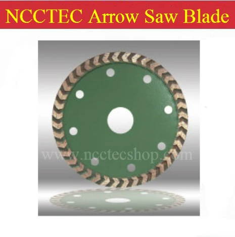 

4-3/8" NCCTEC Arrow-teeth Diamond saw blades NSB043AT | 110mm granite concrete cutting disc | FREE shipping