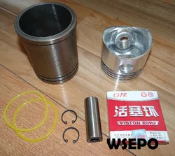 OEM Quality! Cylinder Liner Sleeve Piston Kit(6 PC Kit)for R175 5HP 4 Stroke Small Water Cooled Diesel Engine