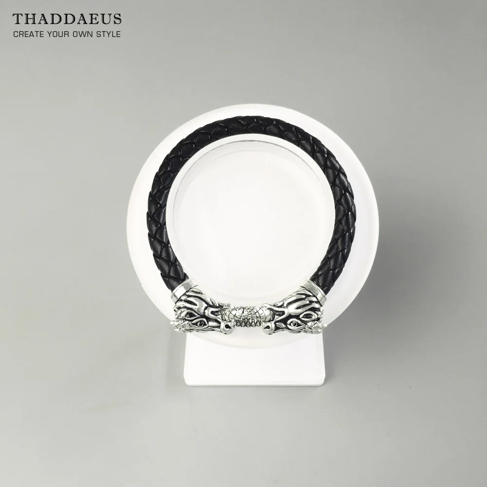 Dragon Leather Bracelet,Europe Style Rebel Fashion Good Jewerly For Men & Women,2017  Gift In  Heart