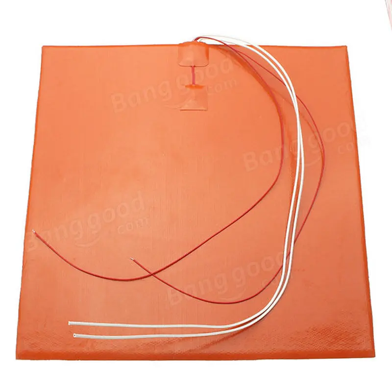 Silicone Heatbed 300*300MM 220V 600/750W 3m adhesive back 100k Waterproof Thermostor Heated Pad For 3D Printer hotbed parts