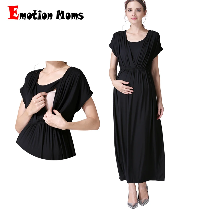 

Summer Breastfeeding Dresses for Pregnant Women Maternity Dress Lactation Nursing Dresses Clothes V-Neck Dress