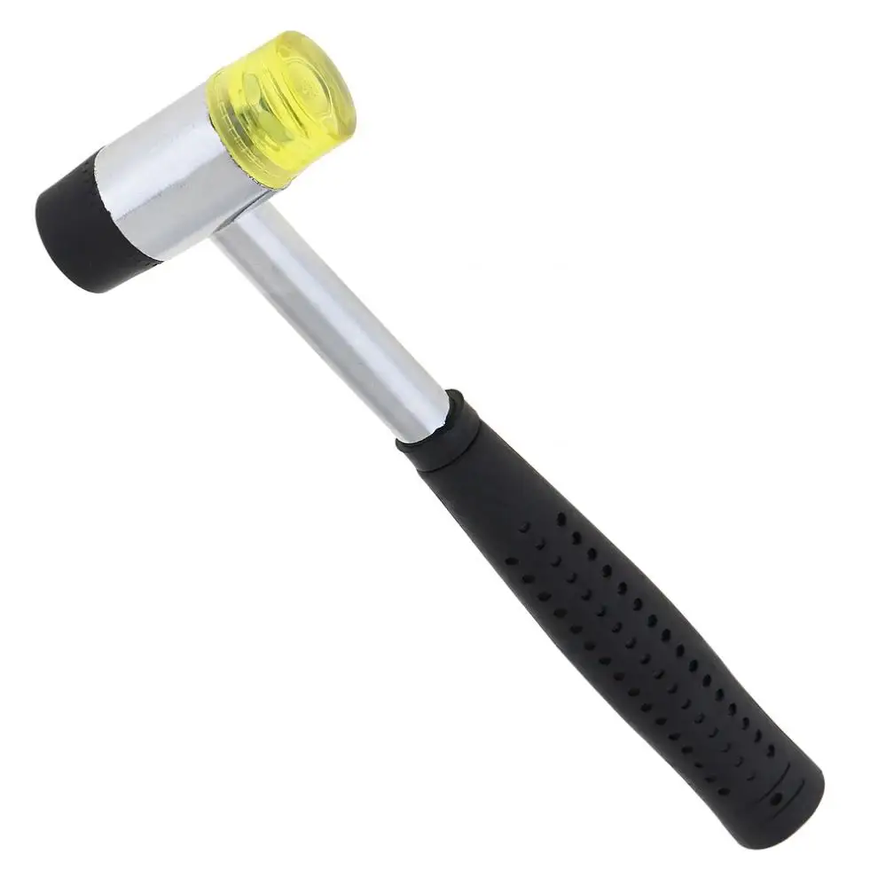 Practical 25mm Rubber Double Faced Work Glazing Window Beads Hammer Nylon Head Mallet Tool