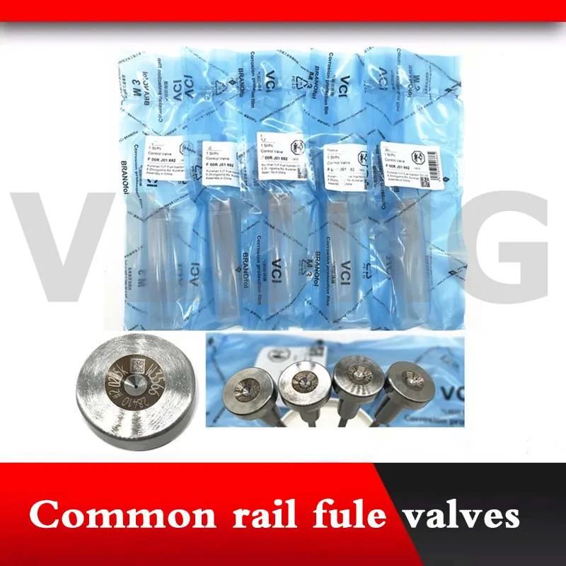 4PCS Diesel Fuel Injector Valve Set F00VC0 1357 Common Rail Control Valve F00VC01357 FOOVCO1357 Bosch Injector Valve 110 Series