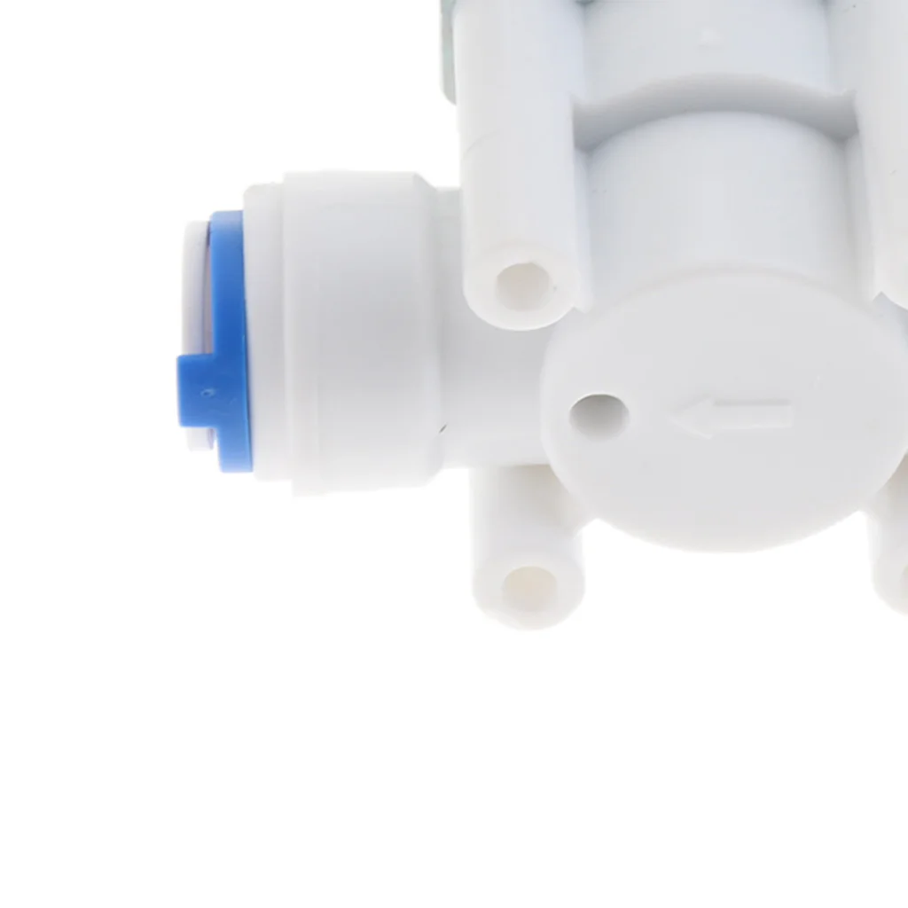 Válvula Solenoide de agua de 3/8 pulgadas, 24V, N/C normalmente cerrada, flujo ajustable, utilizada para sistemas de ósmosis inversa