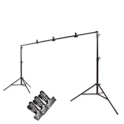 

Allenjoy background Stand of Photographic equipment 2 * 2m (6.5ftx6.5ft) manual quality aluminum frame