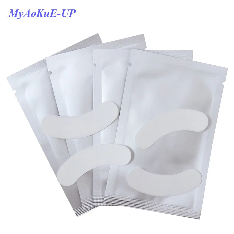 100 packs/200 pairs Eyelashes Paper Patches Thin Eye Pads Eyelash Extension women Makeup Tools