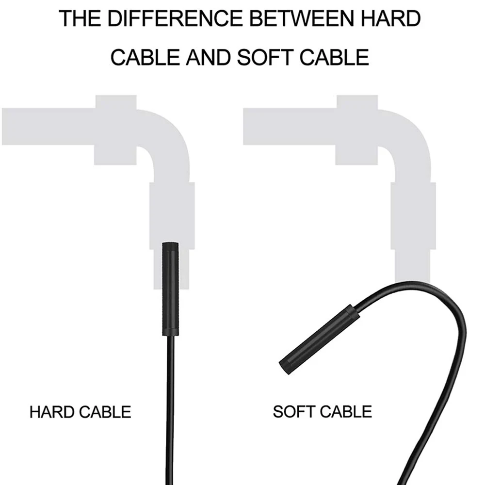 1 m/2 m/3.5 m/5 m 5.5mm android USB otg kamera endoskopowa elastyczny twardy wąż inspekcja rur telefon z systemem android USB kamera boroskopu