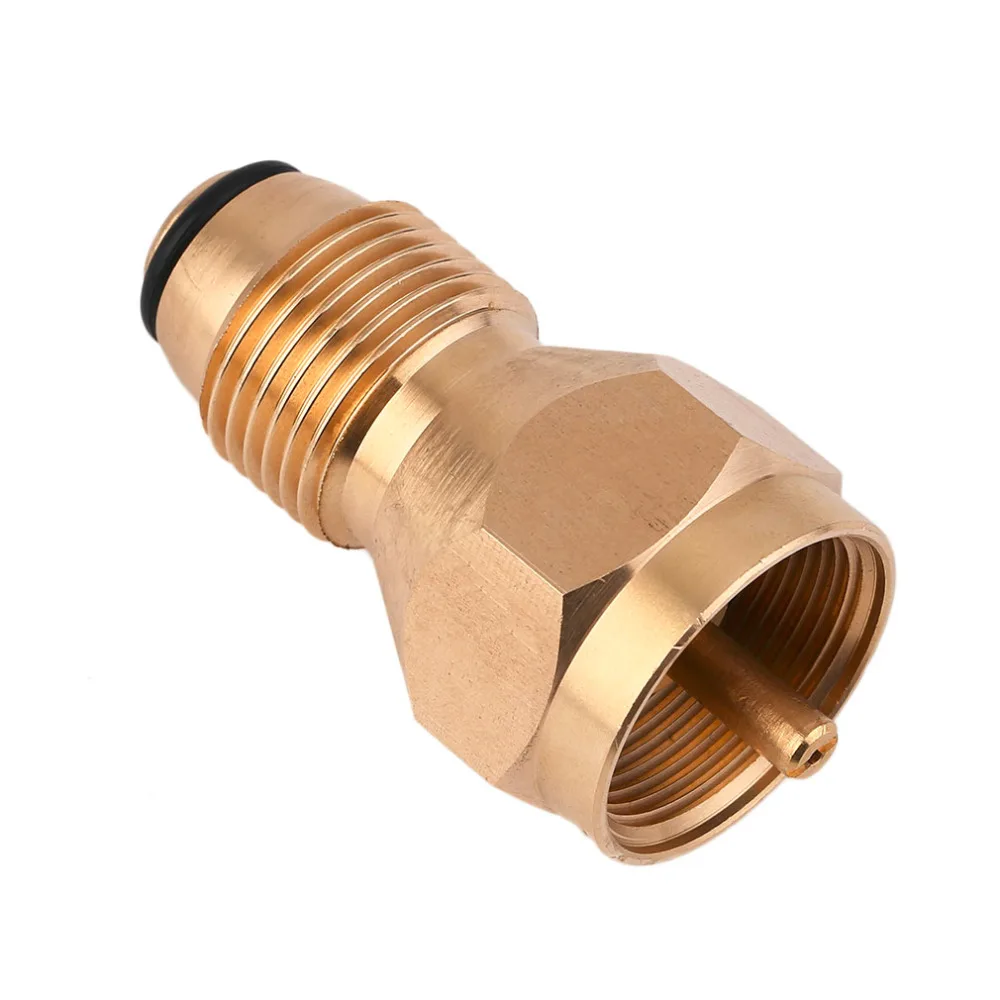 Universal Valve Accessory for all Tank Small Propane Tank Refill Adapter- 100% Solid Brass Regulator