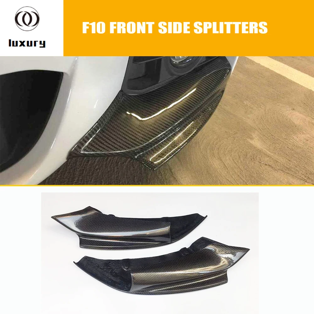 

Carbon Fiber Front Bumper Side Splitter Apron for BMW F10 F11 520 523 528 535 550 M Sport Package 2010-2016