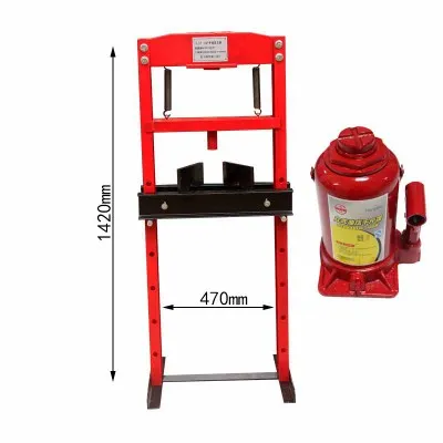 20 tons press manual press hydraulic machine small car bearing disassembly auto repair maintenance tools