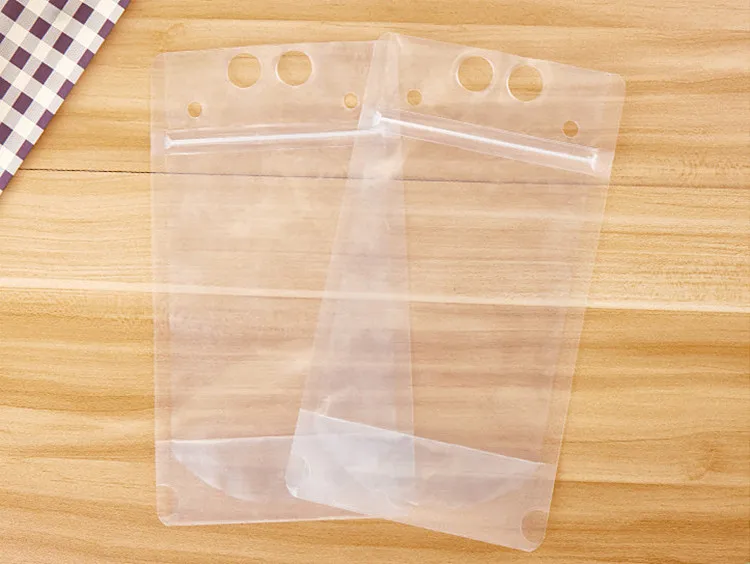 50pcs 200-500ml High Clear Plastic Beverage Drinking Packaging Bag Fruit Juice Coffee Summer Party Portable Wedding Pouches