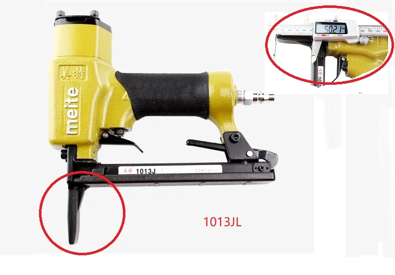 NEW 1013JL Công Nghiệp U-shaped nail gun với Dài miệng Khí Nén móng tay súng Chân Súng Không Khí Stapler 1006J-1013J 6 -13mm