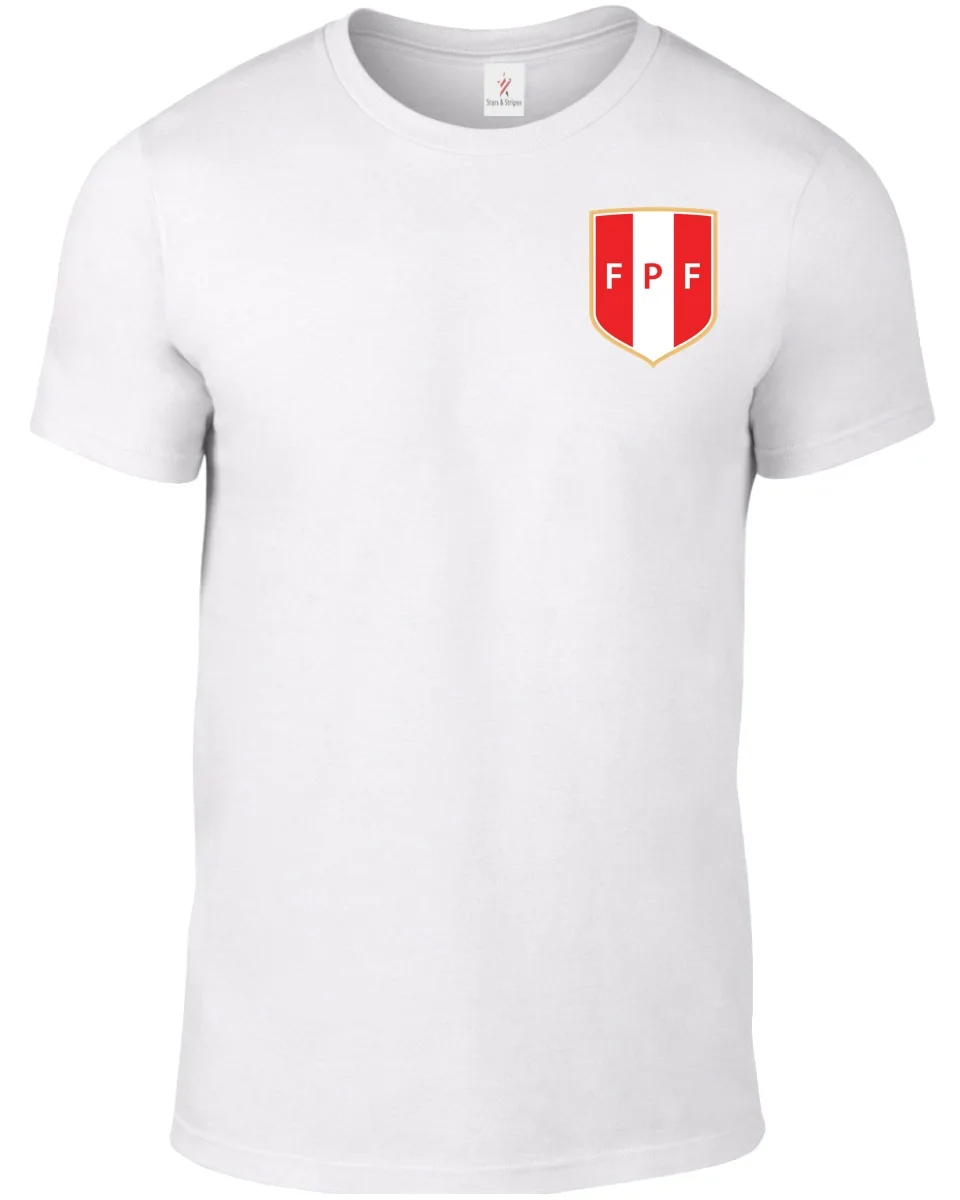 Peru T Shirt Men'S Footballer Legend Soccers Fashion Brand Clothing Men'S Print Original Fitness T