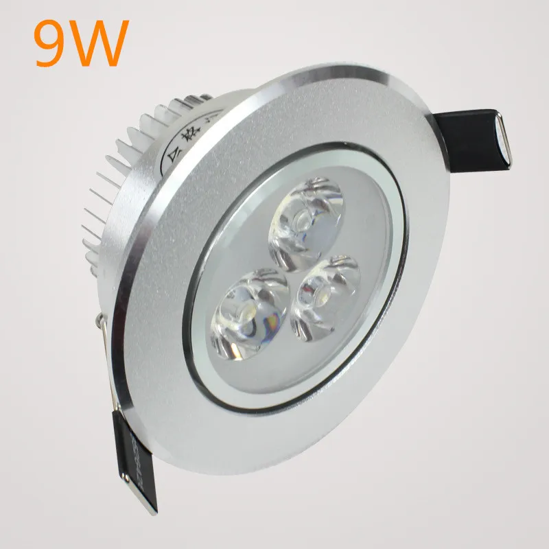 LED downlight Einbau scheinwerfer Heißer Verkauf 6 W 9 W 12 W 15 W 21 W AC220V Led-deckeneinbauleuchte dimmbare led Downlight LED Spot Licht