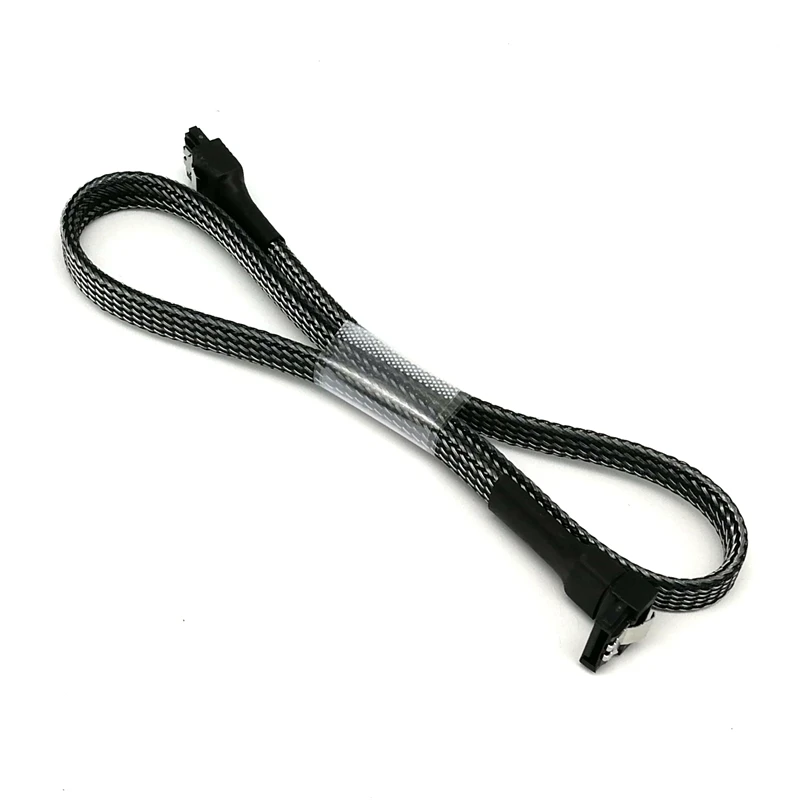 Angitu Tay 6 Gb/giây Dữ Liệu SATA 3.0 Góc 90 Độ Tốc Độ Cao Sata III Cáp Dây Có Khóa Chốt An Toàn Cho Ổ Cứng