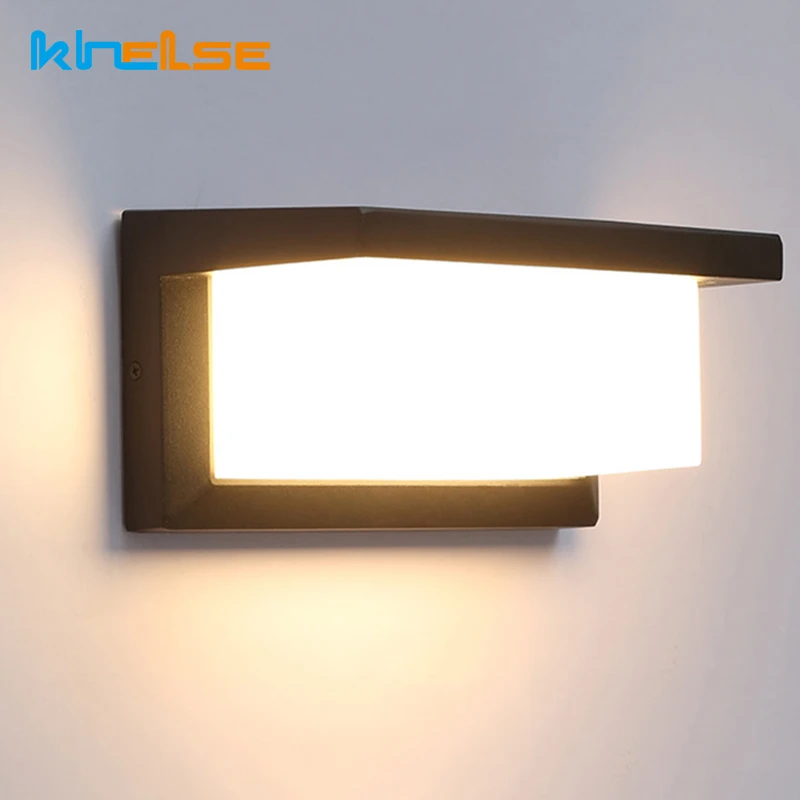 Outdoor LED Lighting Motion Sensor LED Wall Light Waterproo Courtyard 18W 30W Modern Wall Lamp Garden Corridor Porch Door Decora