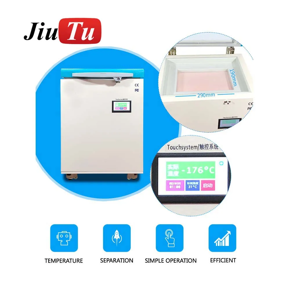 Jiutu Freezing Separating Machine -180 Degree Fast Separator For Samsung S7 Edge S8 S9 LCD Repair Refurbish Screen