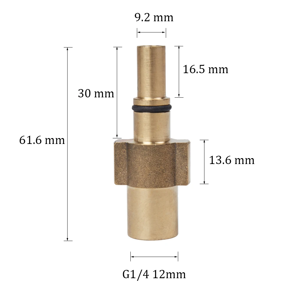 Foam Lance Adapter Fitting for Black Decker Connector Adapter For Foam Nozzle High Pressure Washer