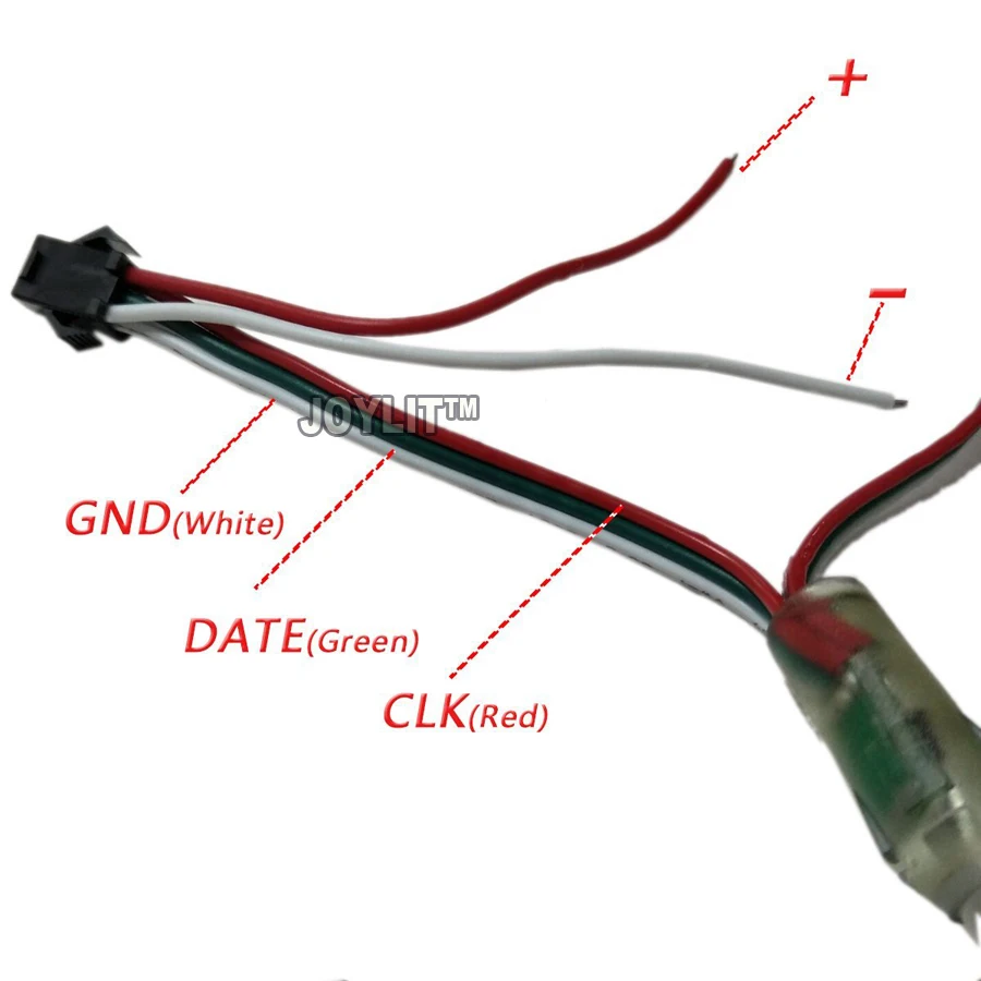 5V WS2811 12mm Modules Diffused Digital RGB LED Pixel String Light Individually Addressable Round LED Module 50pcs/String IP68