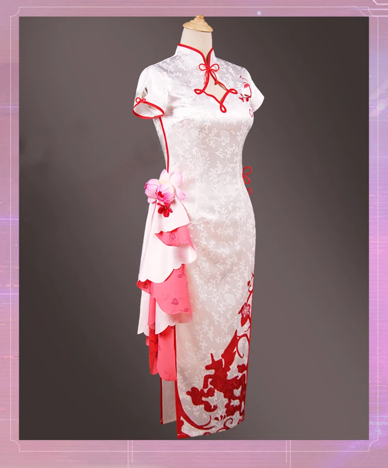 New Gamel Azur Lane Unicorn Cosplay Costume Delux Brocade Satin Cheongsam  Halloween Carnival Uniforms Custom Made