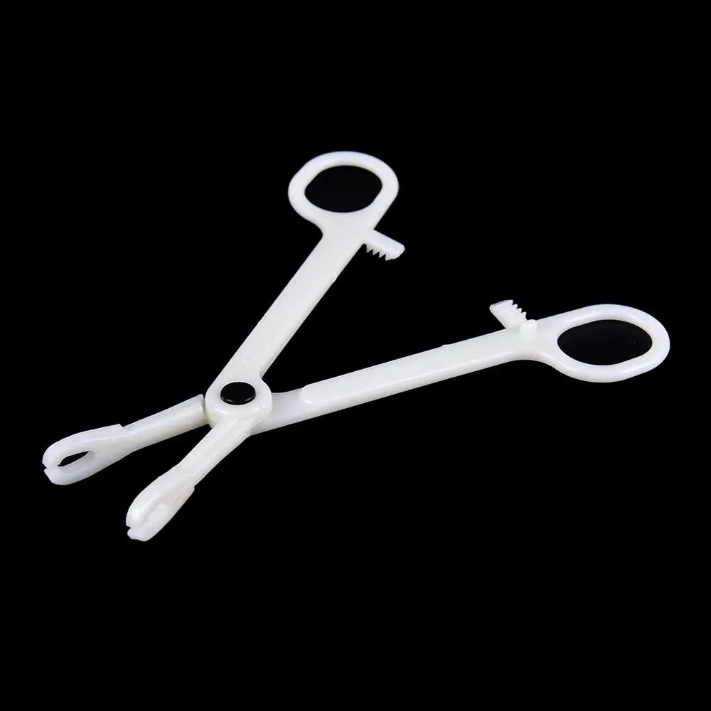 

25PCS Professional Piercing Forcep Tool Plastic Body Piercing Plier Round Open Clamp For Body Ear Lip Navel Nose Tongue supplie