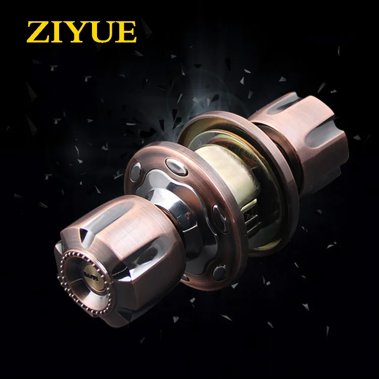 

Free Shipping high quality Interior Room Round Door Ball Spherical Lock Bathroom Apartment Handle door Lock