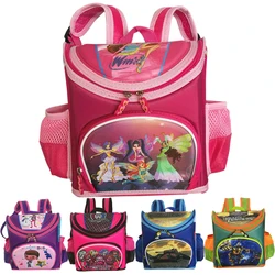 Jardim de infância Crianças pequena escola Mochila monster winx EVA DOBRADO ortopédico bebê Mochilas Escolares para meninos e Meninas mochila infantil