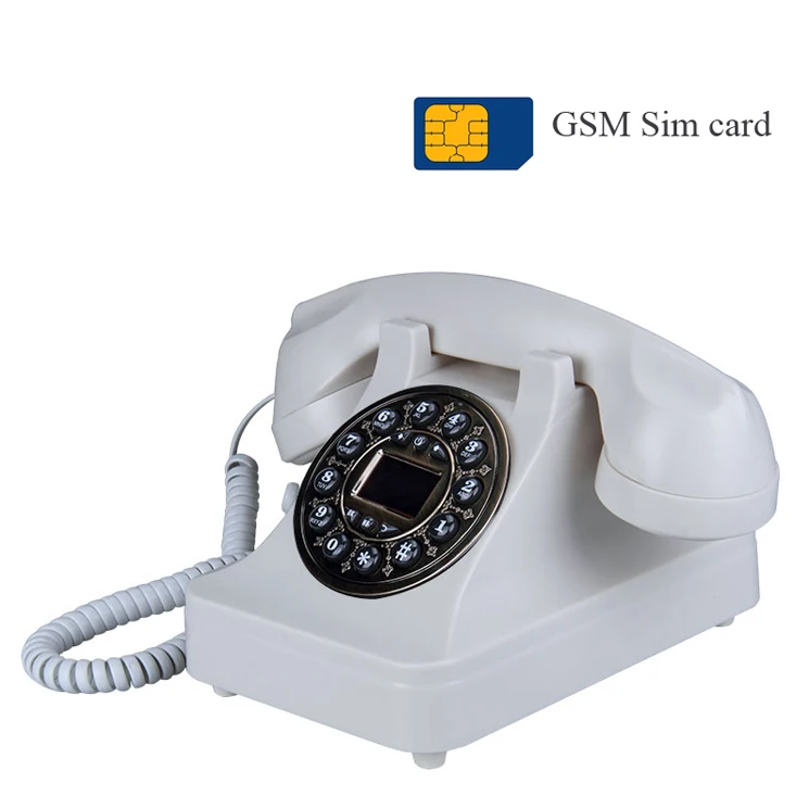 Cell Phone Support GSM SIM Card Fixed cordless bureau mobile Wireless Telephone home office house old people elder cellphone