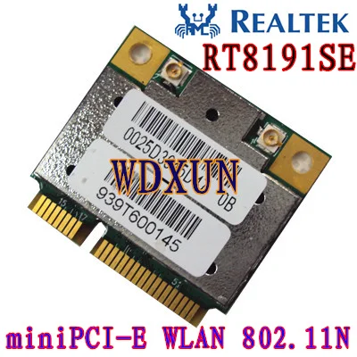 RTL8191se Hlaf Mini Pci-e wifi Wireless WLAN Card 802.11b/g/n 2.4 GHz 150M