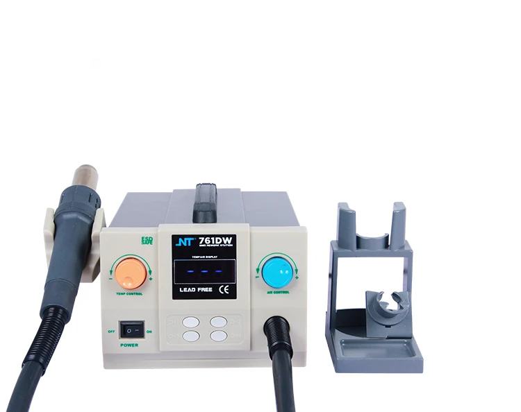 

761DW 700W Quick Soldering Digital Rework Station Hot Air Gun 100-450℃