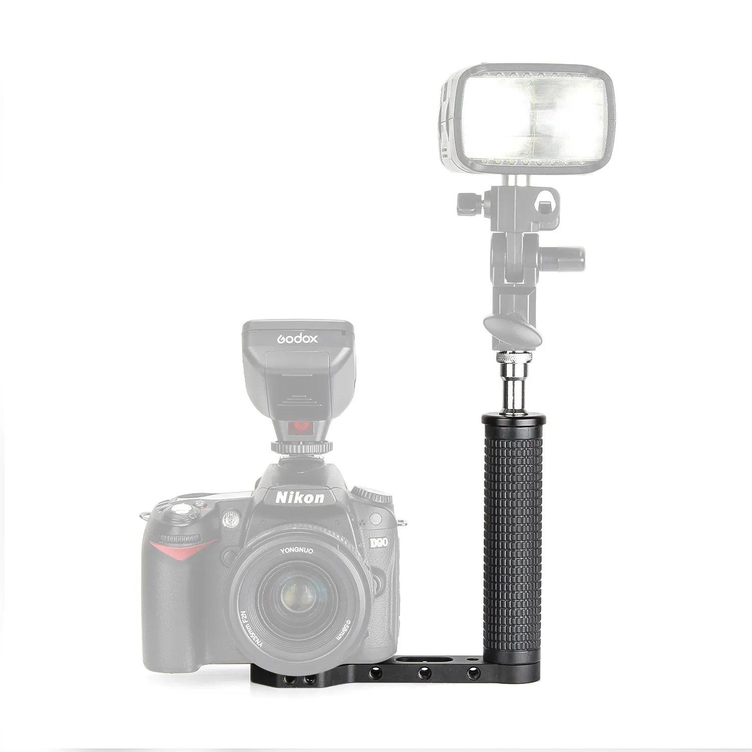 On Camera Flash Bracket Grip for Godox AD200