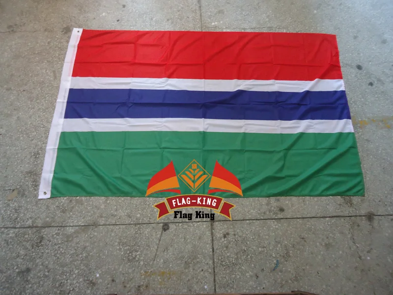 The Gambia national flag ,The Gambia country flag,  150*210CM,, Anti-UV,Digital Printing