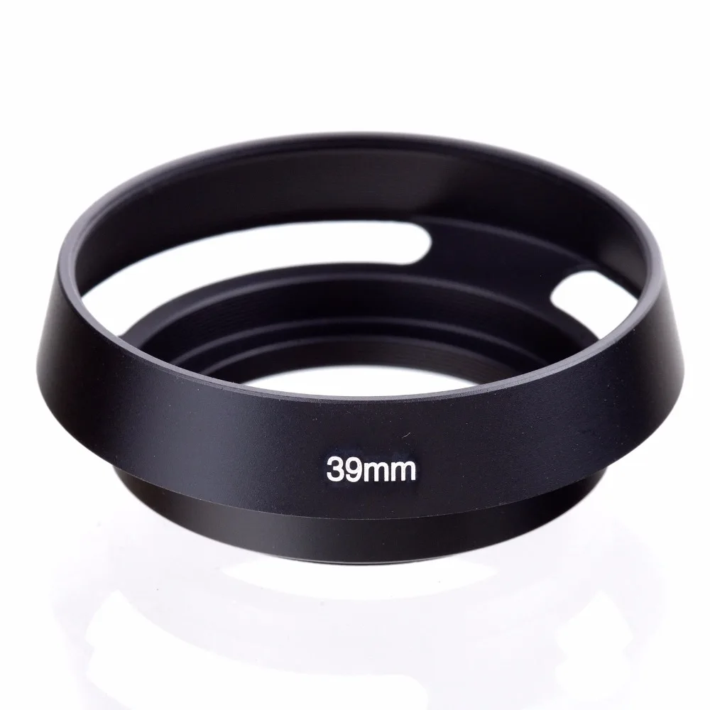 Camera Lens Hood Metal Vented 37mm 39mm 40.5mm 43mm 46mm Screw-in Lente Protect For Canon Nikon Sony Leica Olympus Pentax