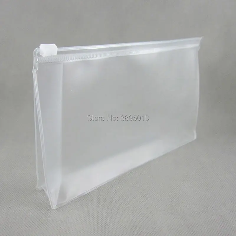 

Useful Plastic PVC frosted Zipper Bag Storage Case For Makeup Cosmetic F878