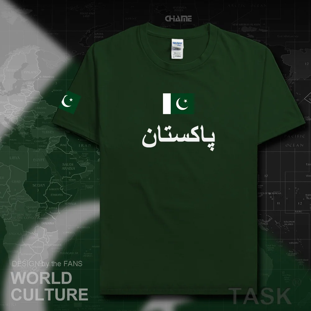 Pakistan men t shirt fashion 2017 jersey nation team 100% cotton t-shirt clothing tees country sporting flag PAK Pakistani Islam