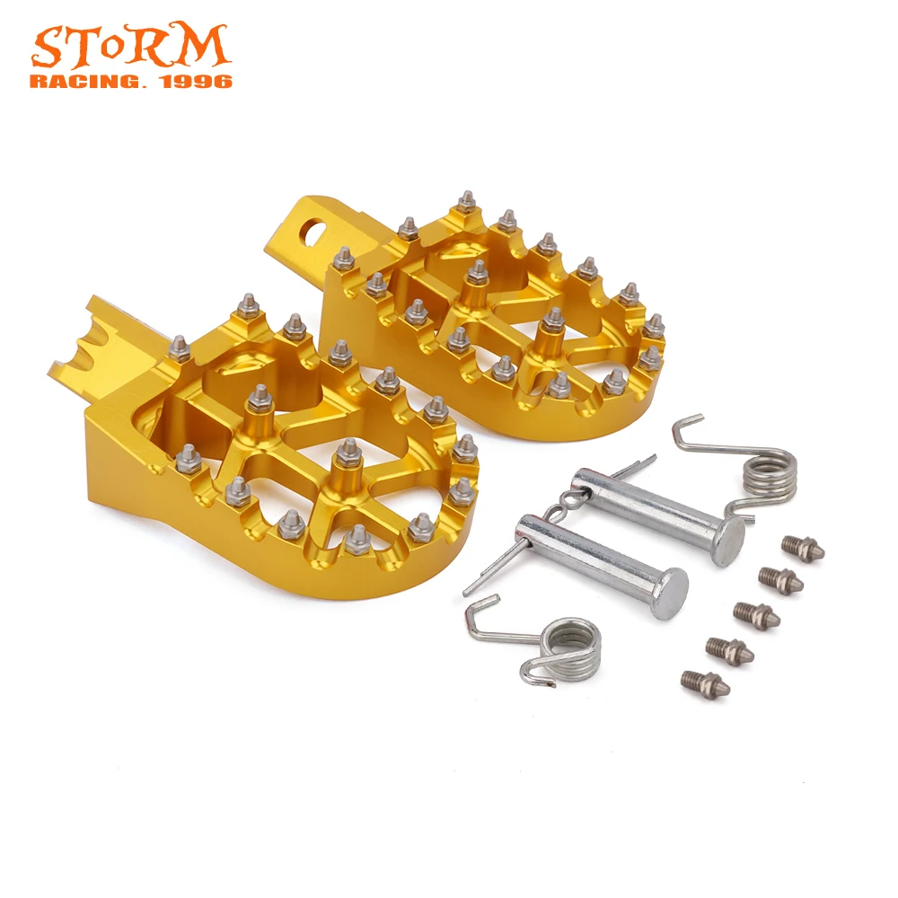 Motorcycle CNC Universal Foot Pegs Footpegs Pedals Rests For HONDA CRF XR 50 70 110 M2R SDG DHZ SSR KAYO Pit Bike