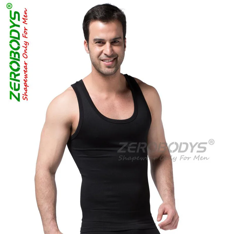 2023 Men Slimming Vest Lift Body Shaper Belt Underwear Stretchy Shapewear Tops Vests Hot sale