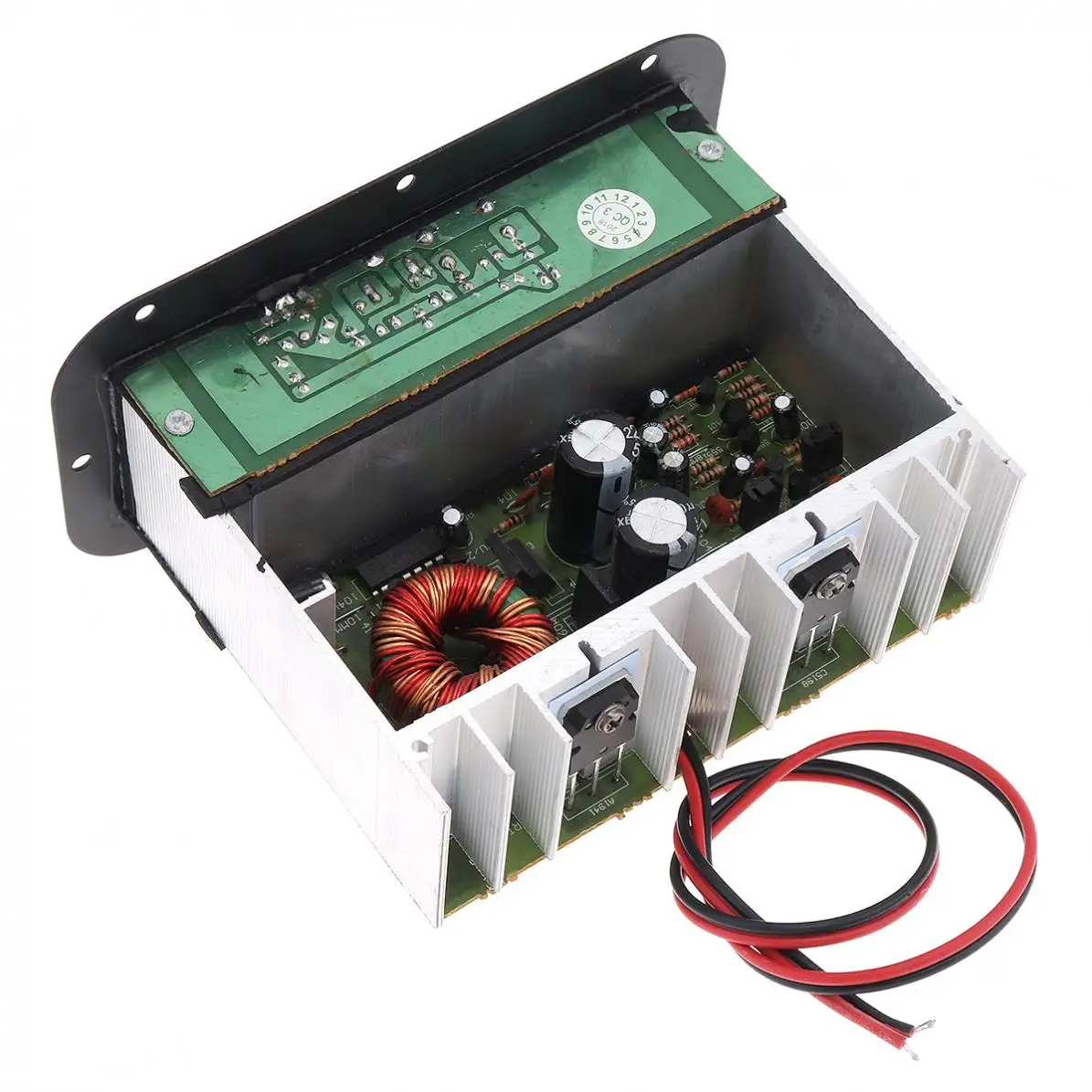 150W 12V Black Powerful Bass Subwoofer Car Audio High Power Amplifier Board with Light for 6 /8 /10 Inch Car Subwoofer