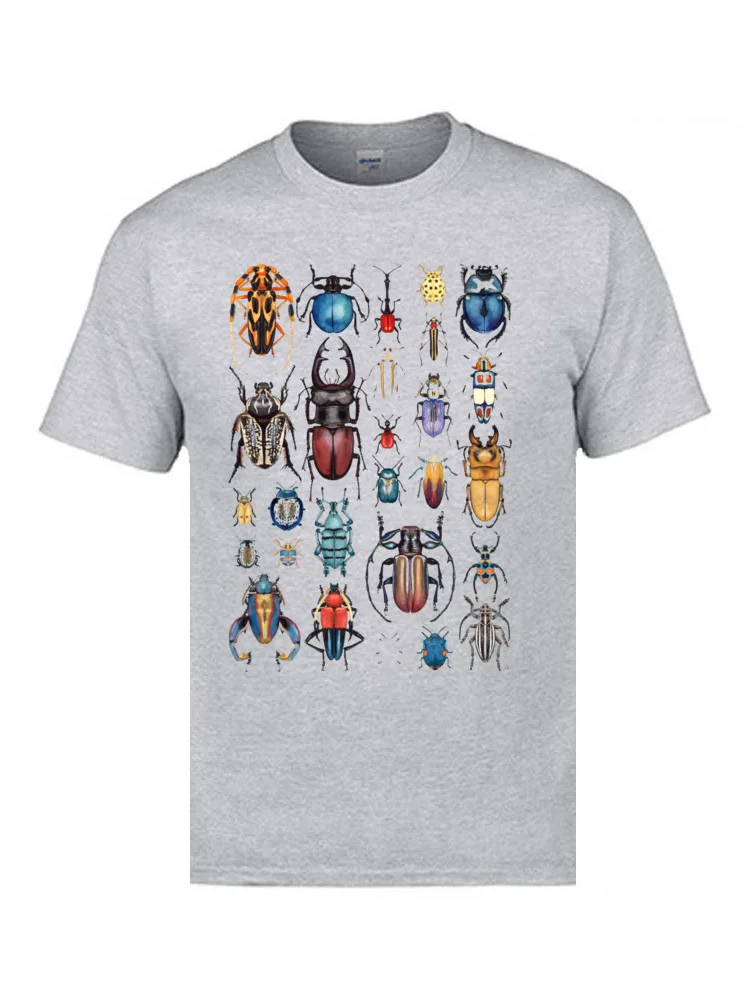 Insect Animal Printed On T Shirt 100% Cotton Casual Tshirts Oversized Plain 3D Designer Clothing Shirts Mens