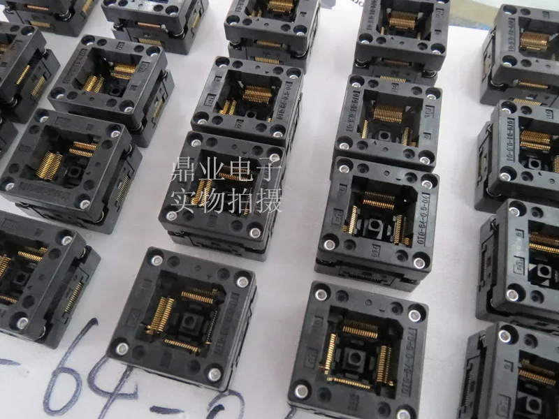 

OTQ-64-0.5-04 LQFP64 Burn-in Socket gold plating IC testing seat Test Socket test bench