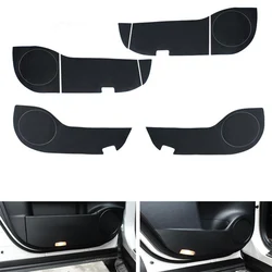 YAQUICKA Fit For Lexus RX RX200t 2016 2017 2018 Car Door Anti Kick Carbon Fiber Stickers Interior Accessories 4Pcs/set