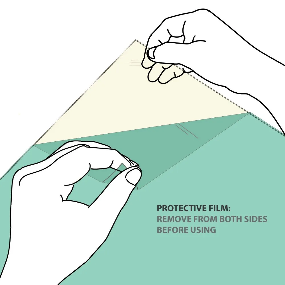 2Pcs Pei Vel 10X10 Inch (I. E 250X250Mm) 3D Printer Build Oppervlak Polyetherimide